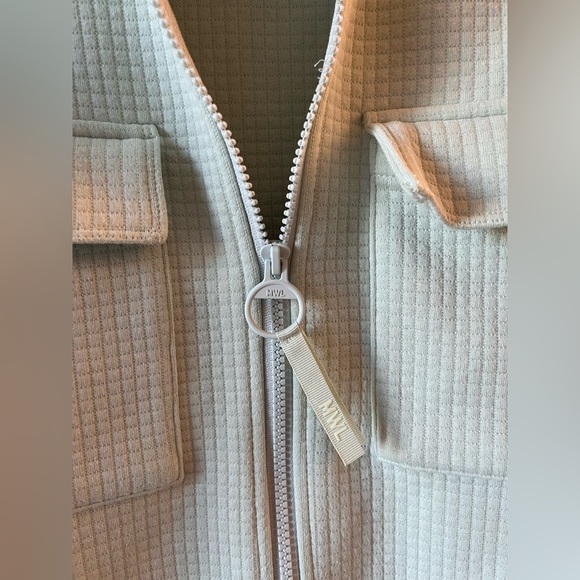 Madewell MWL Quilted Jacquard Zip Jacket in Iced Mint - SMALL - Picture 6 of 12